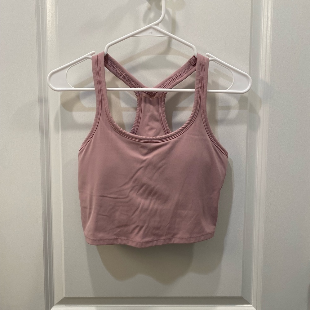 Amazon Women’s Racerback Sports Bra Longline Crop Tank